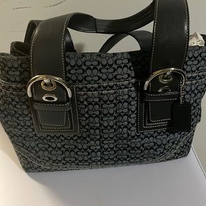 Vintage Blue Coach Bag